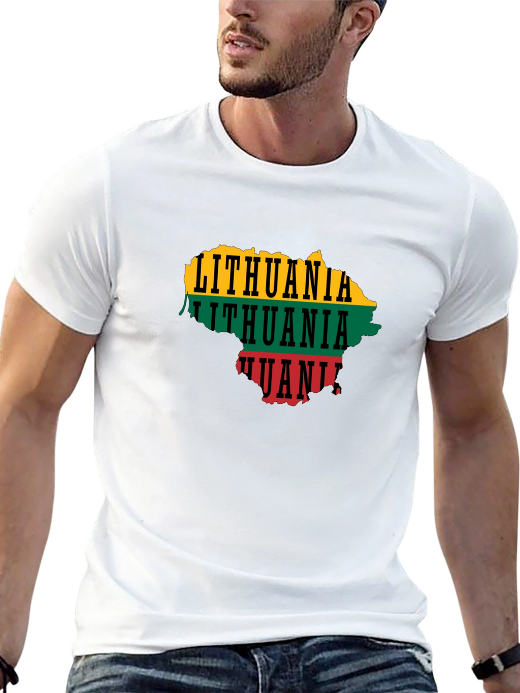 Lithuania Map Flag T-Shirt