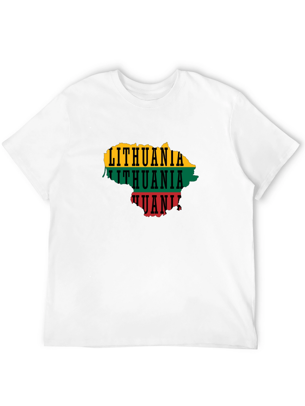 Lithuania Map Flag T-Shirt