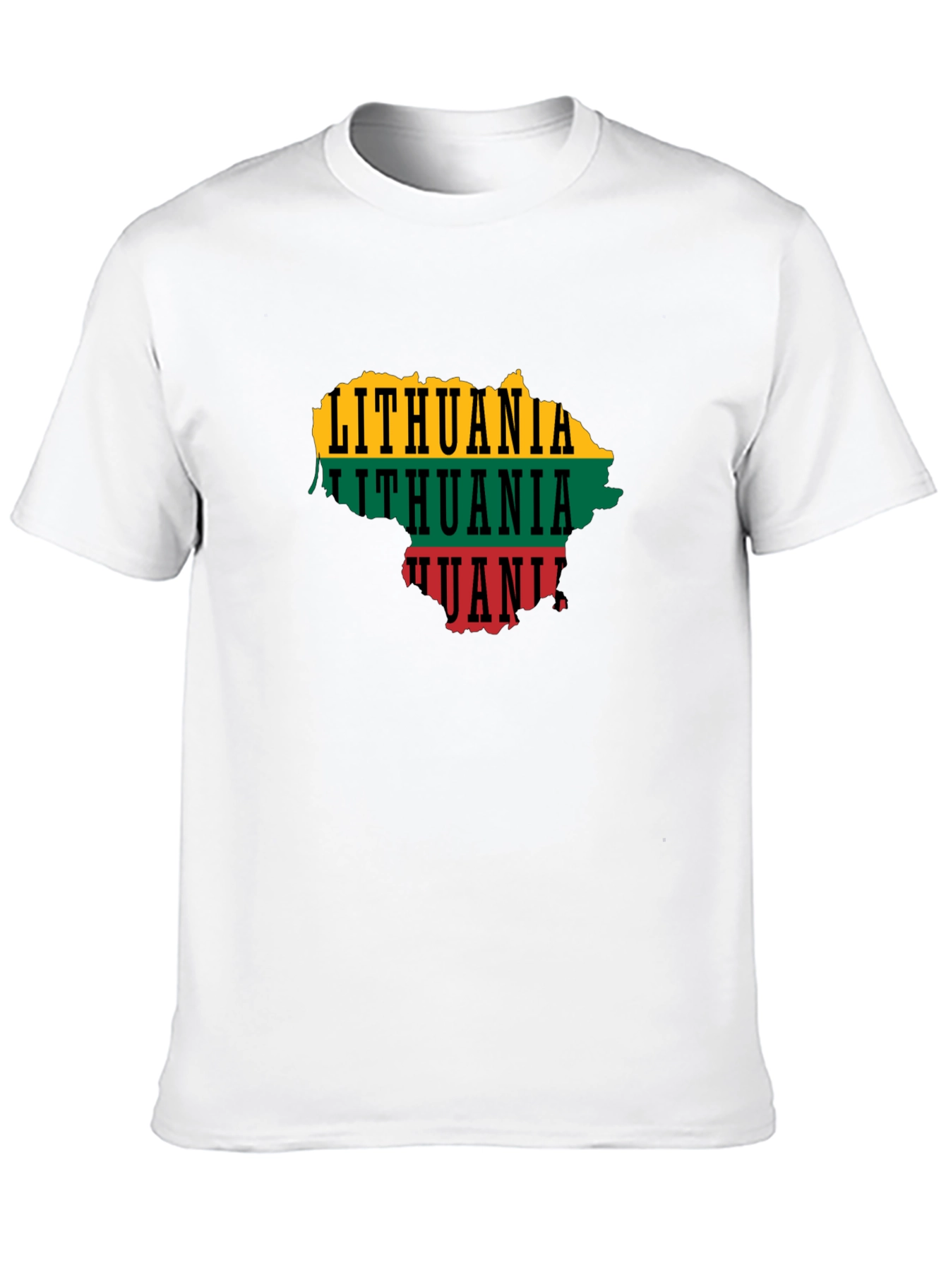Lithuania Map Flag T-Shirt