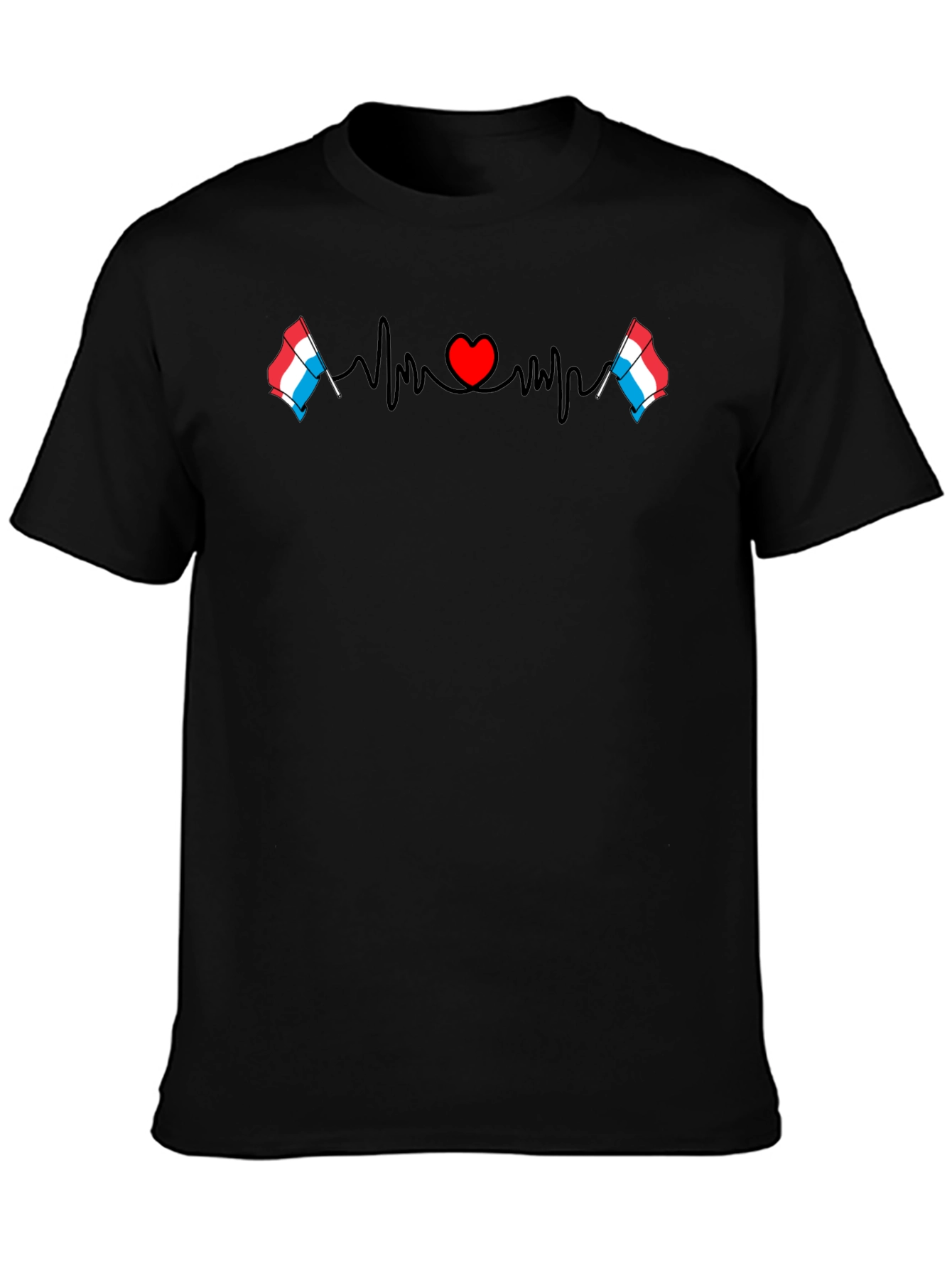 Luxembourg Heartbeat T-Shirt - Love Luxembourg!