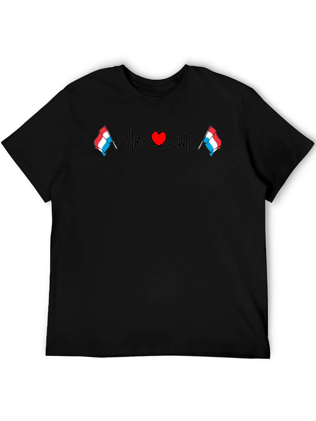 Luxembourg Heartbeat T-Shirt - Love Luxembourg!