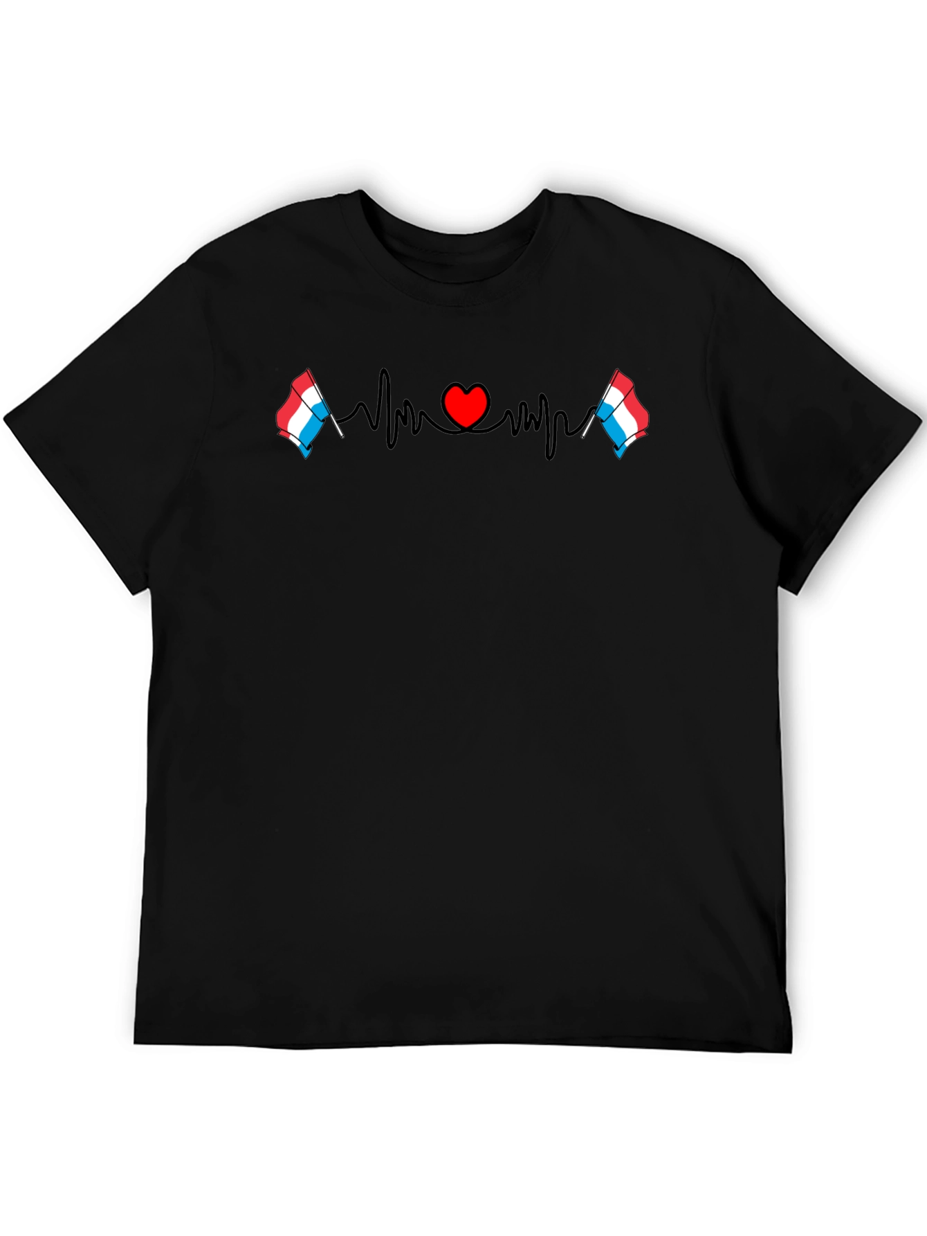 Luxembourg Heartbeat T-Shirt - Love Luxembourg!
