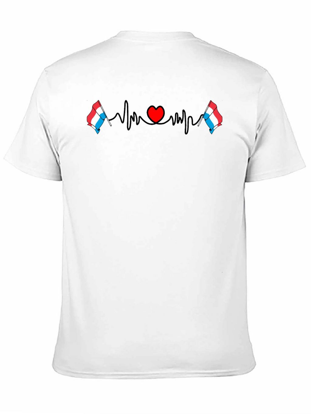 Luxembourg Heartbeat T-Shirt - Love Luxembourg!