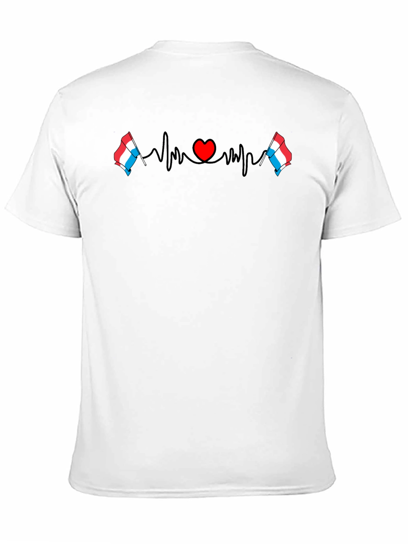 Luxembourg Heartbeat T-Shirt - Love Luxembourg!