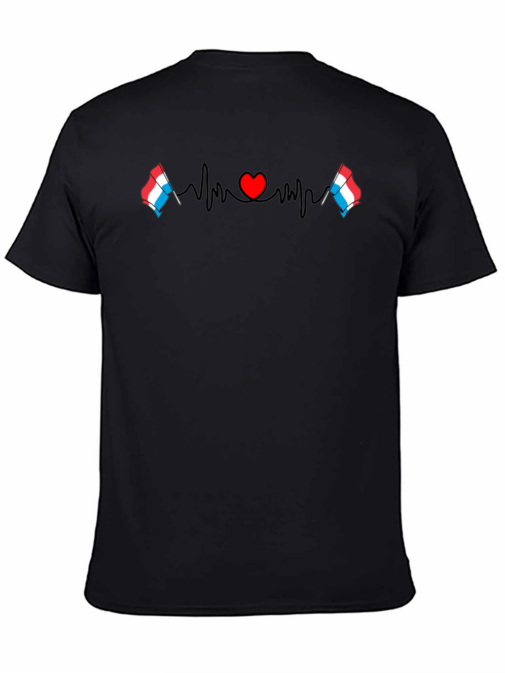 Luxembourg Heartbeat T-Shirt - Love Luxembourg!