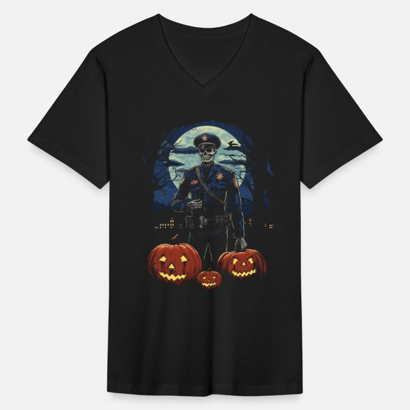 Creepy Zombie Cop Undead Police Halloween Officer