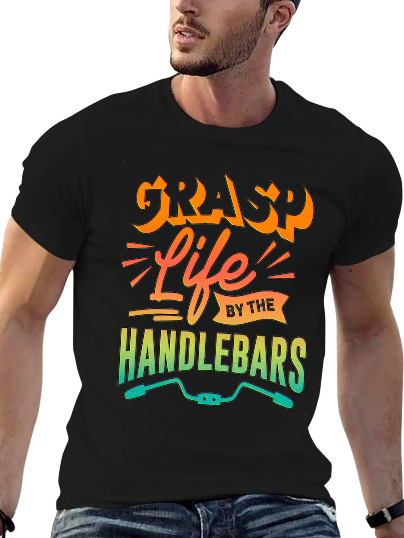 Grasp Life Handlebars Graphic Tee