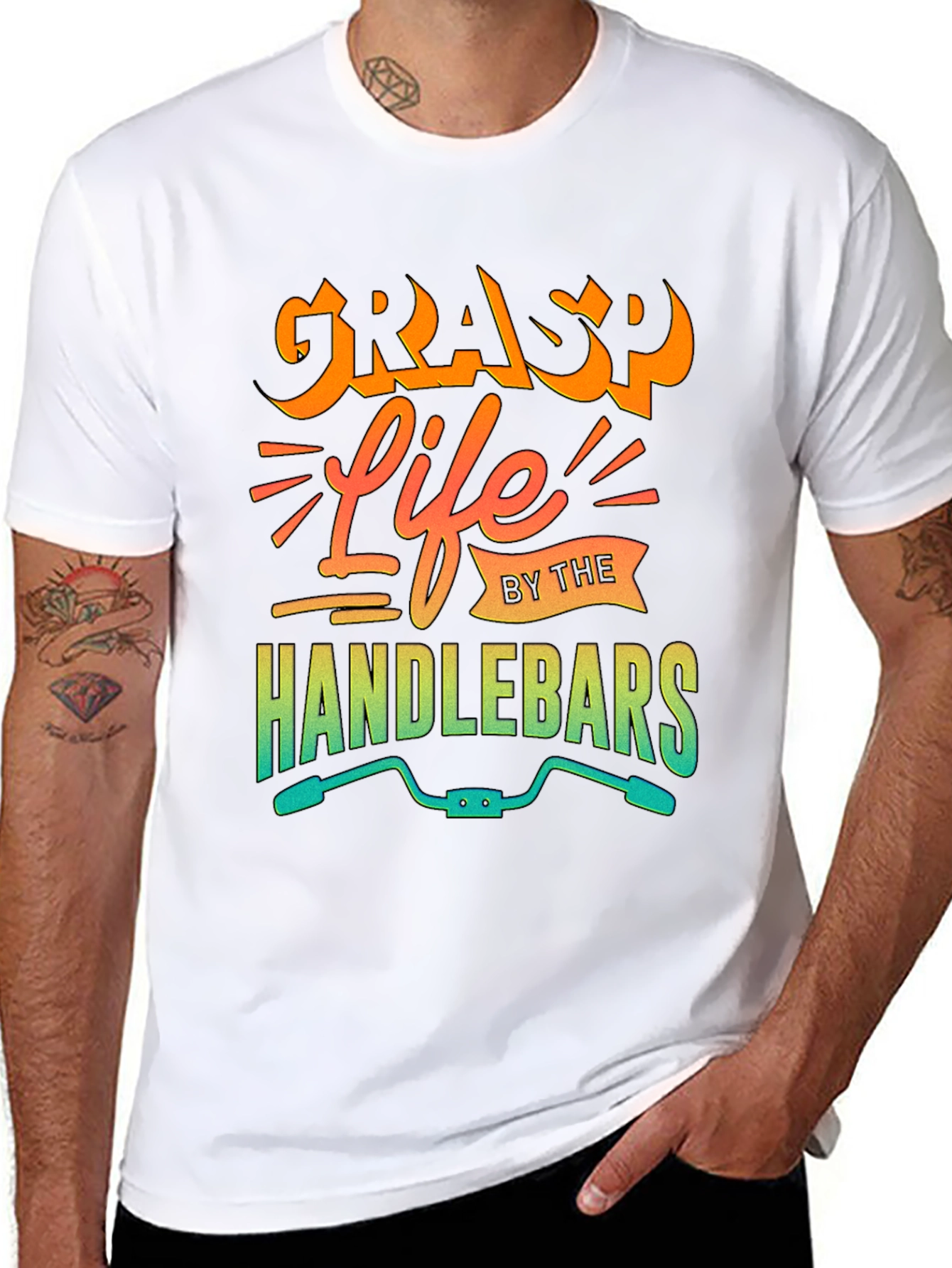 Grasp Life Handlebars Graphic Tee