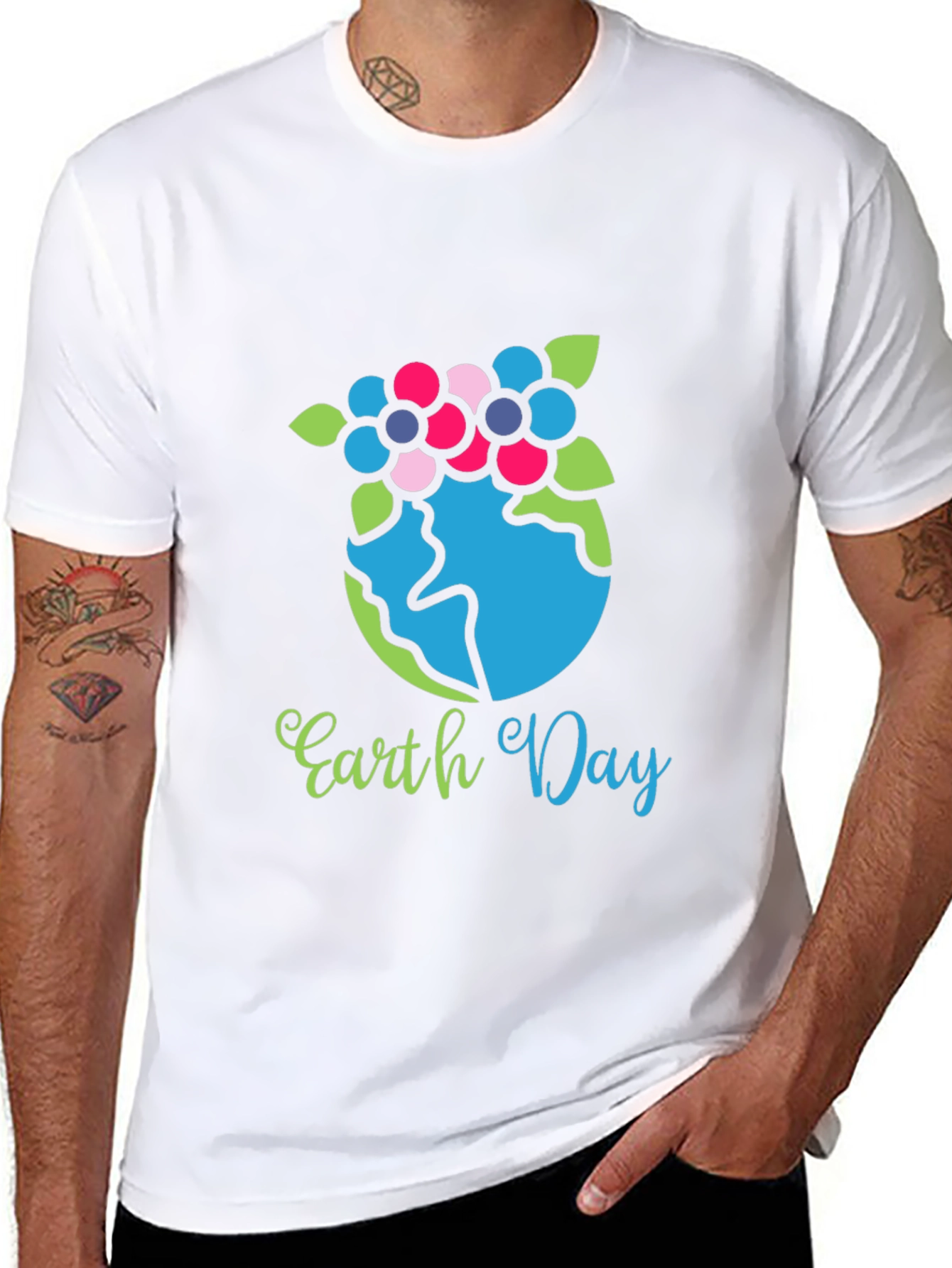 Earth Day Graphic Tee - Black