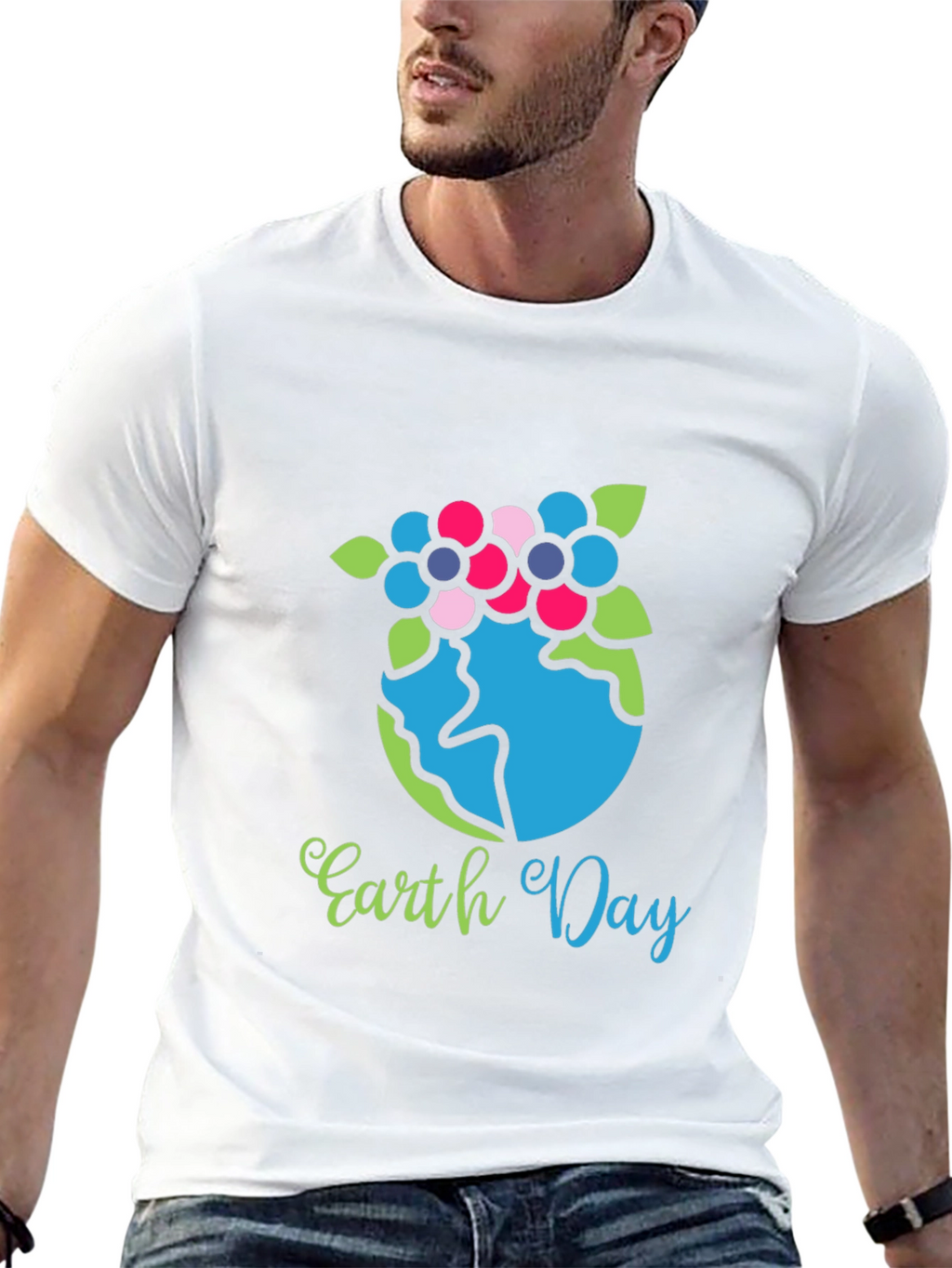 Earth Day Graphic Tee - Black