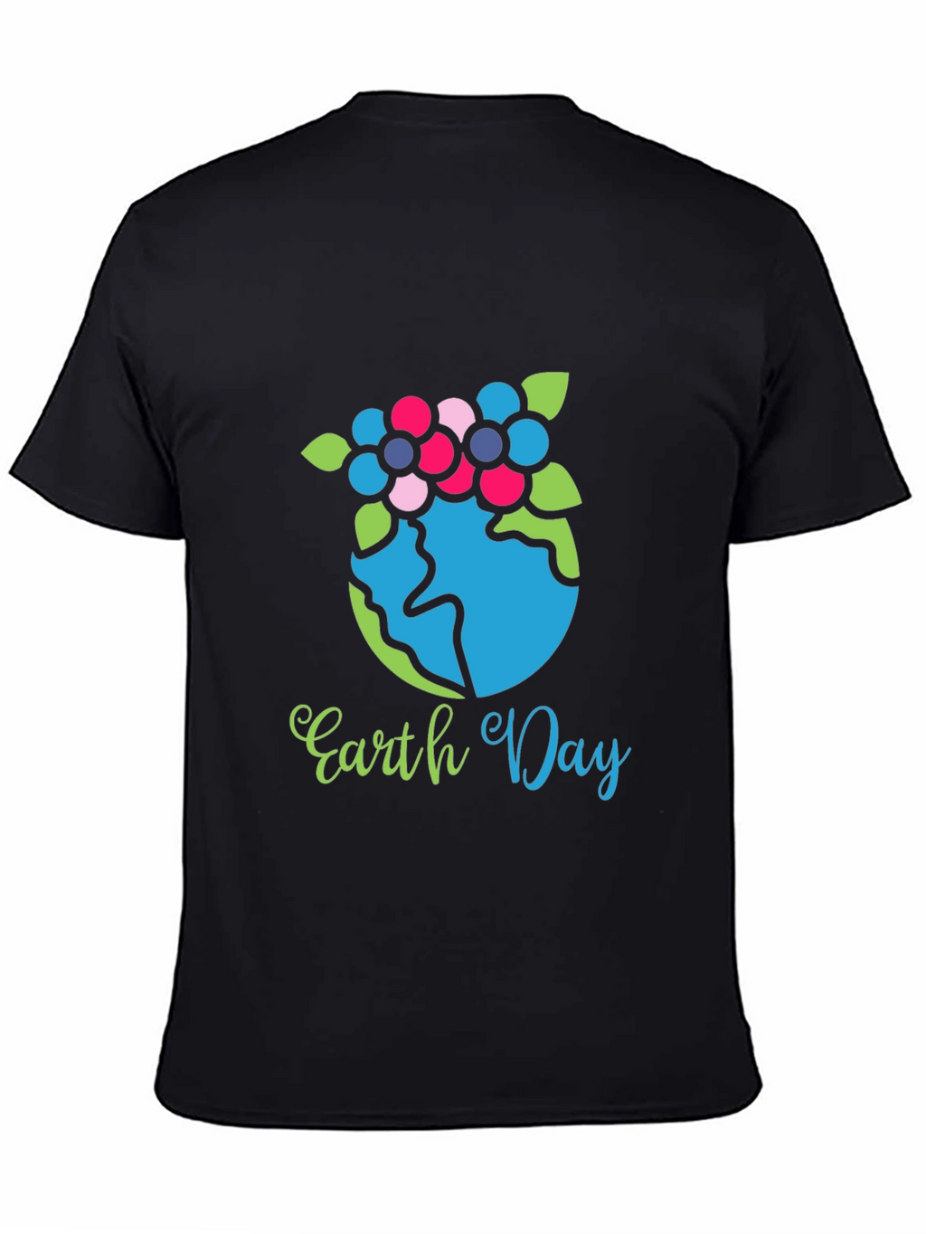 Earth Day Graphic Tee - Black