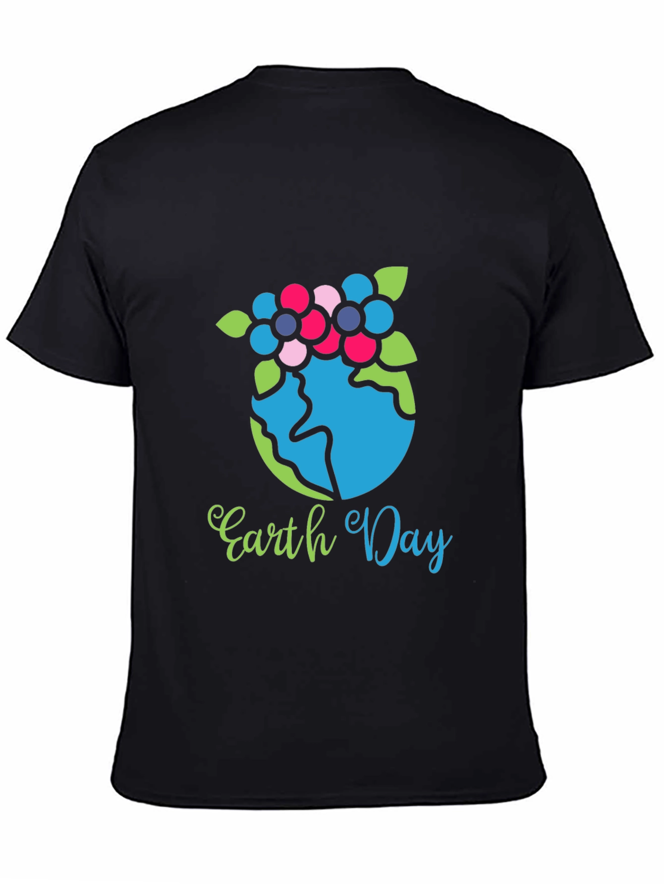 Earth Day Graphic Tee - Black