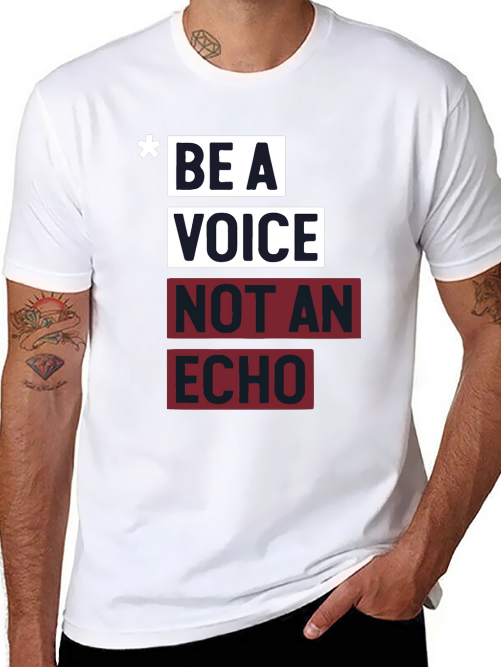 Be a Voice Not an Echo Graphic Tee
