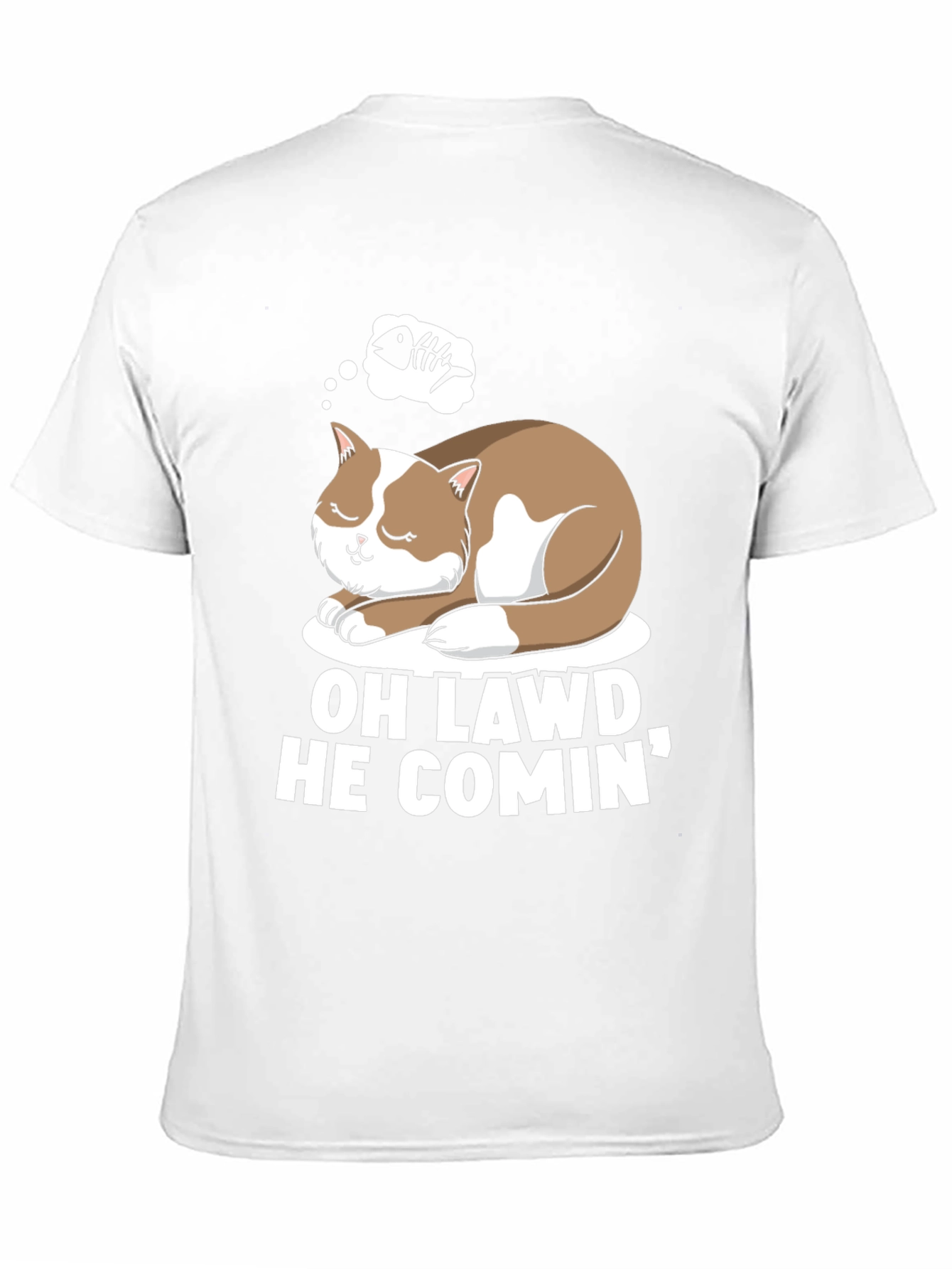Oh Lawd He Comin Cat T-Shirt