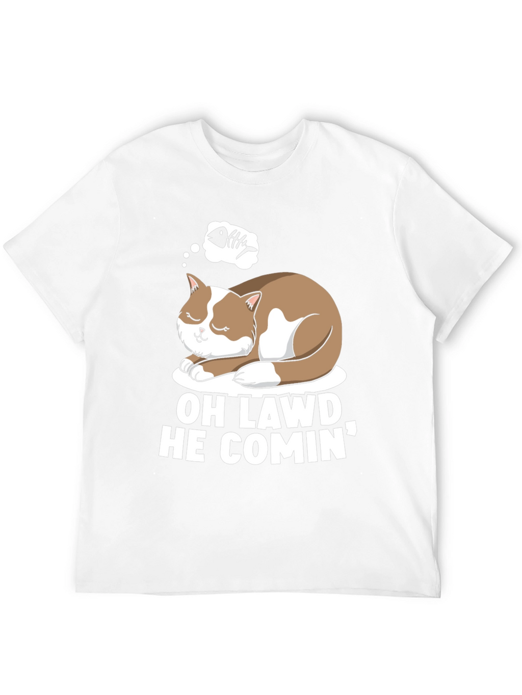 Oh Lawd He Comin Cat T-Shirt