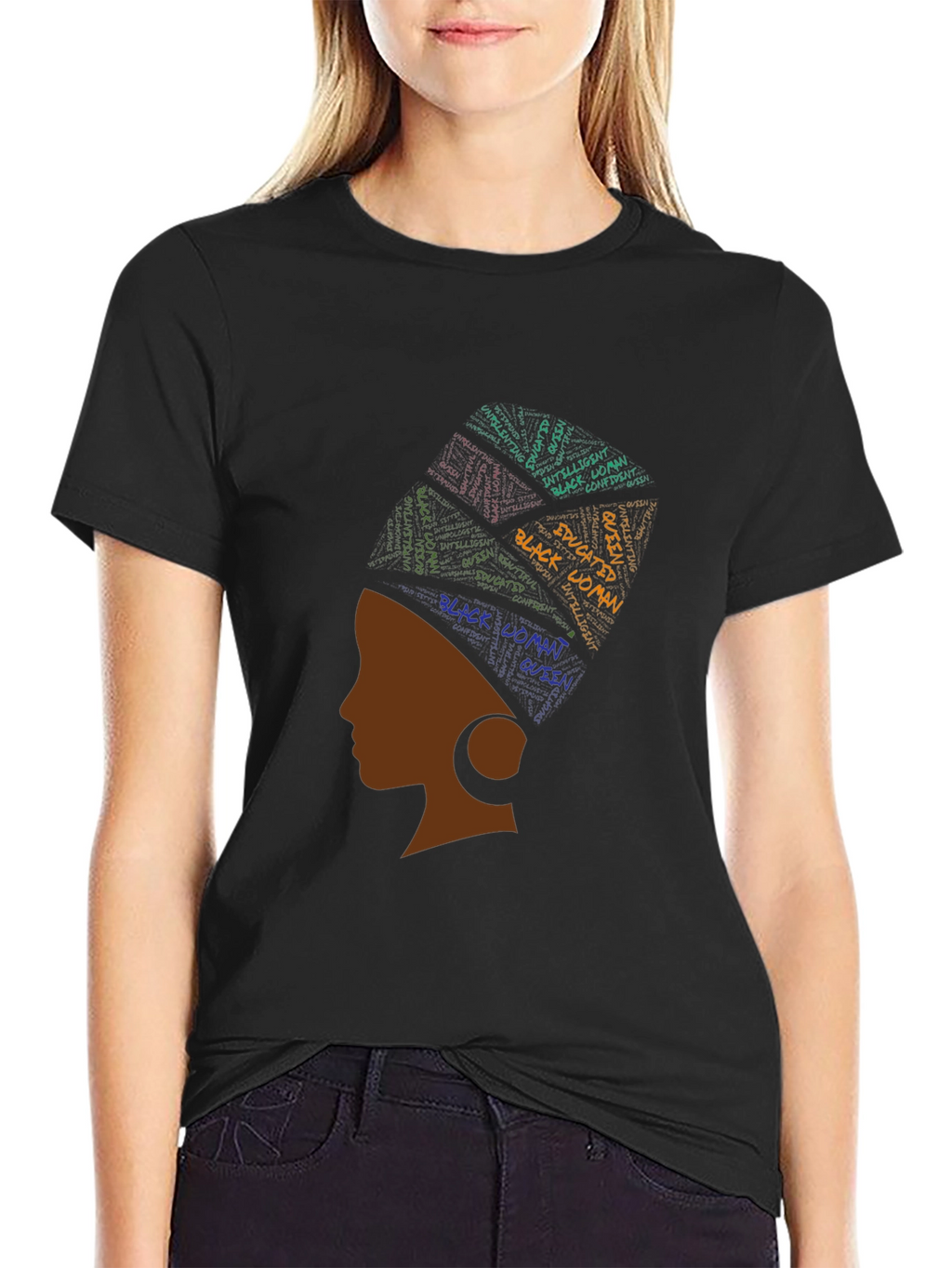 Empowered Black Woman Graphic T-Shirt