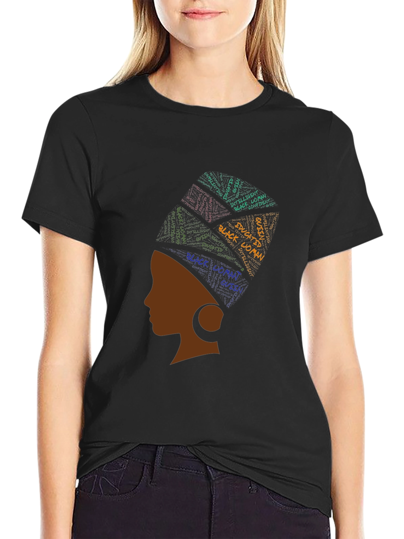 Empowered Black Woman Graphic T-Shirt