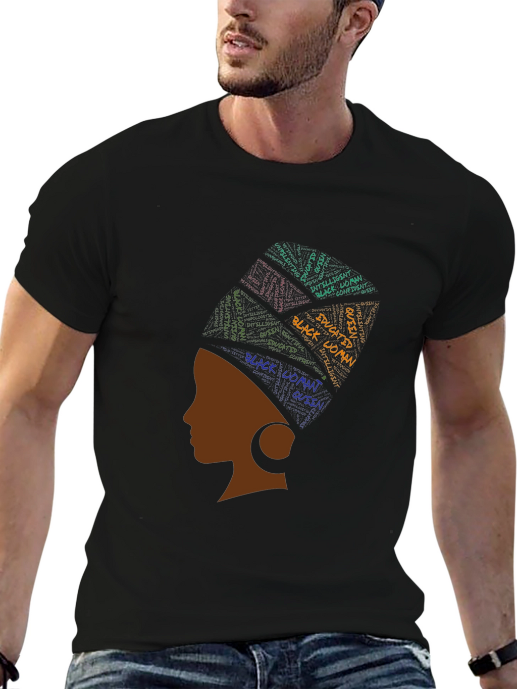 Empowered Black Woman Graphic T-Shirt