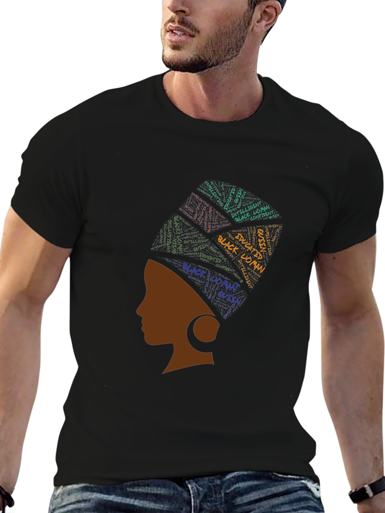 Empowered Black Woman Graphic T-Shirt