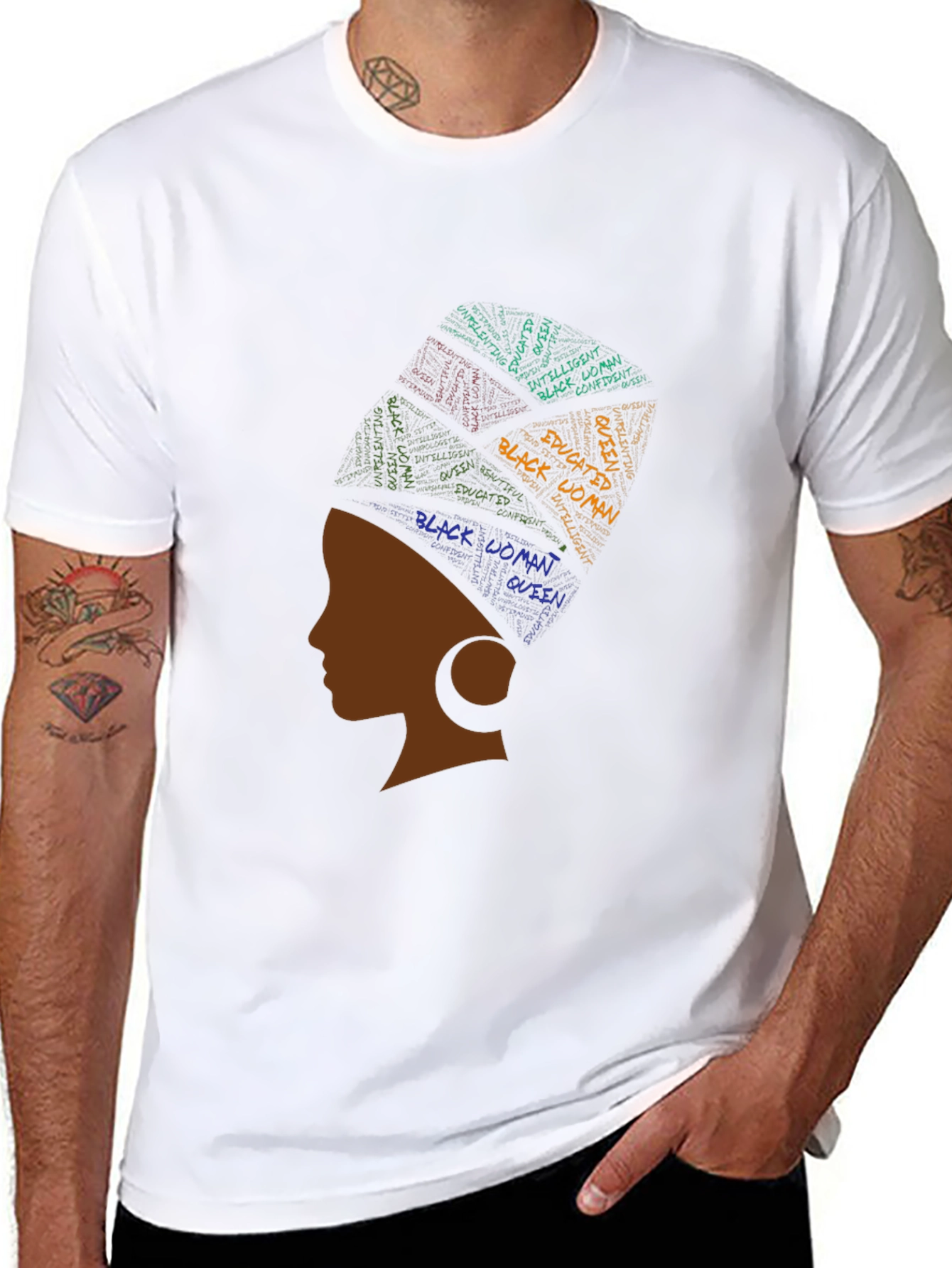 Empowered Black Woman Graphic T-Shirt