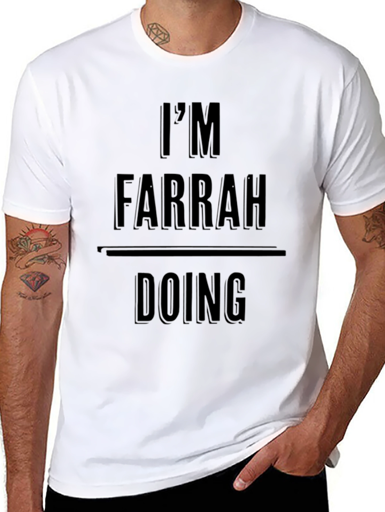 Im Farrah Doing Farrah Things - Novelty T-Shirt