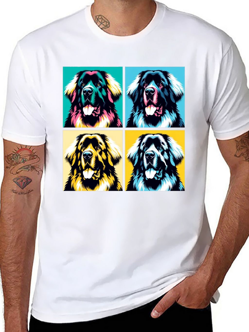 Dog Pop Art T-Shirt: Stylish Graphic Tee