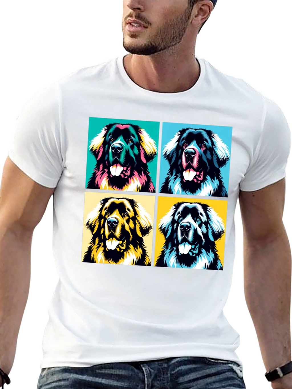 Dog Pop Art T-Shirt: Stylish Graphic Tee