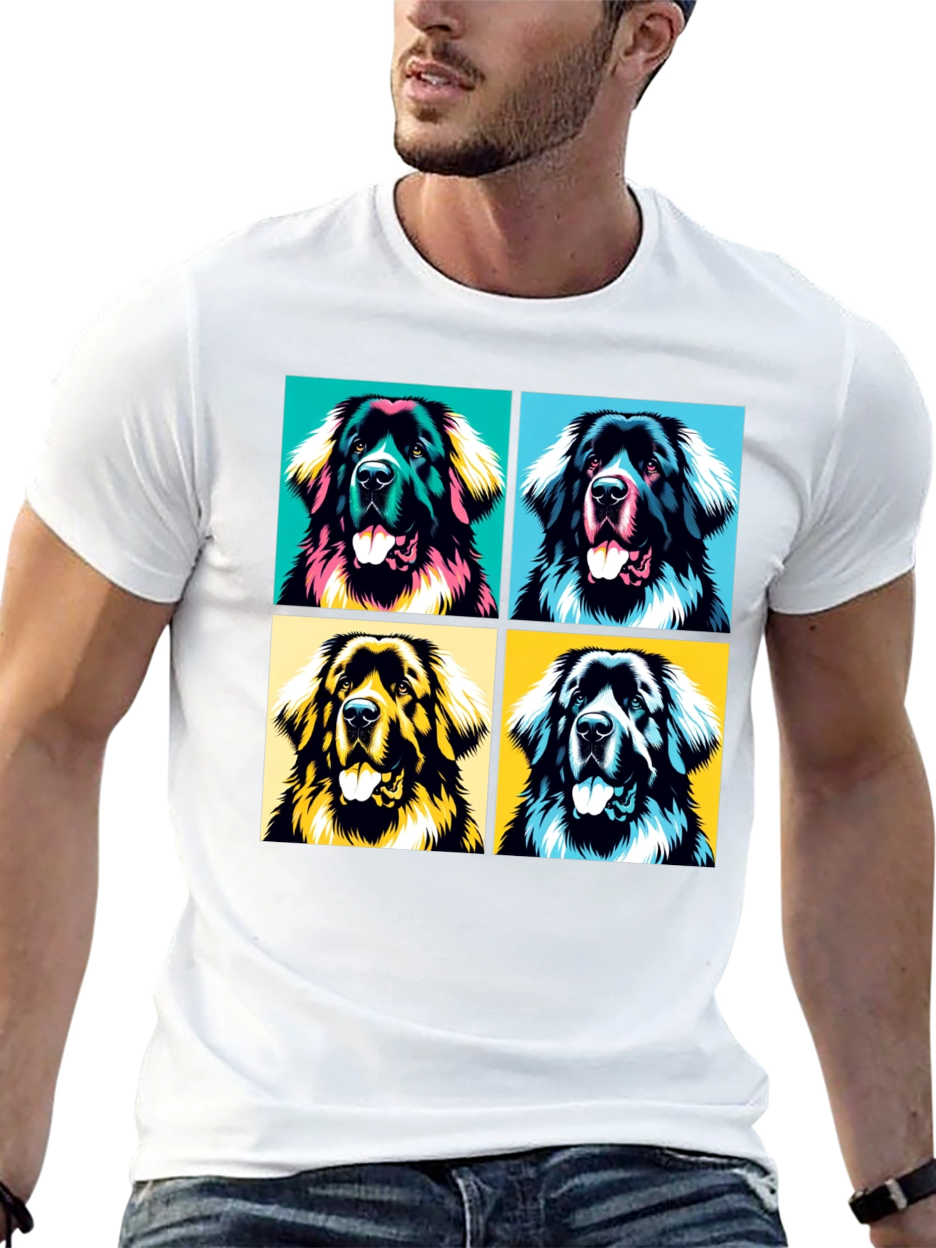 Dog Pop Art T-Shirt: Stylish Graphic Tee