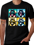 Dog Pop Art T-Shirt: Stylish Graphic Tee