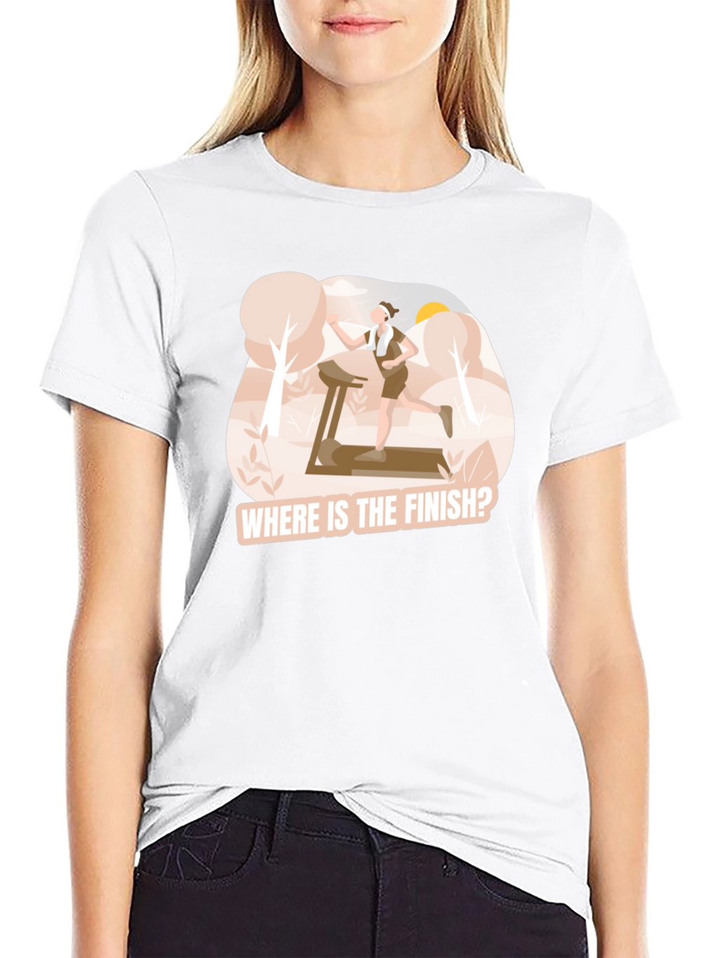 Where is the Finish? Funny Runners T-Shirt