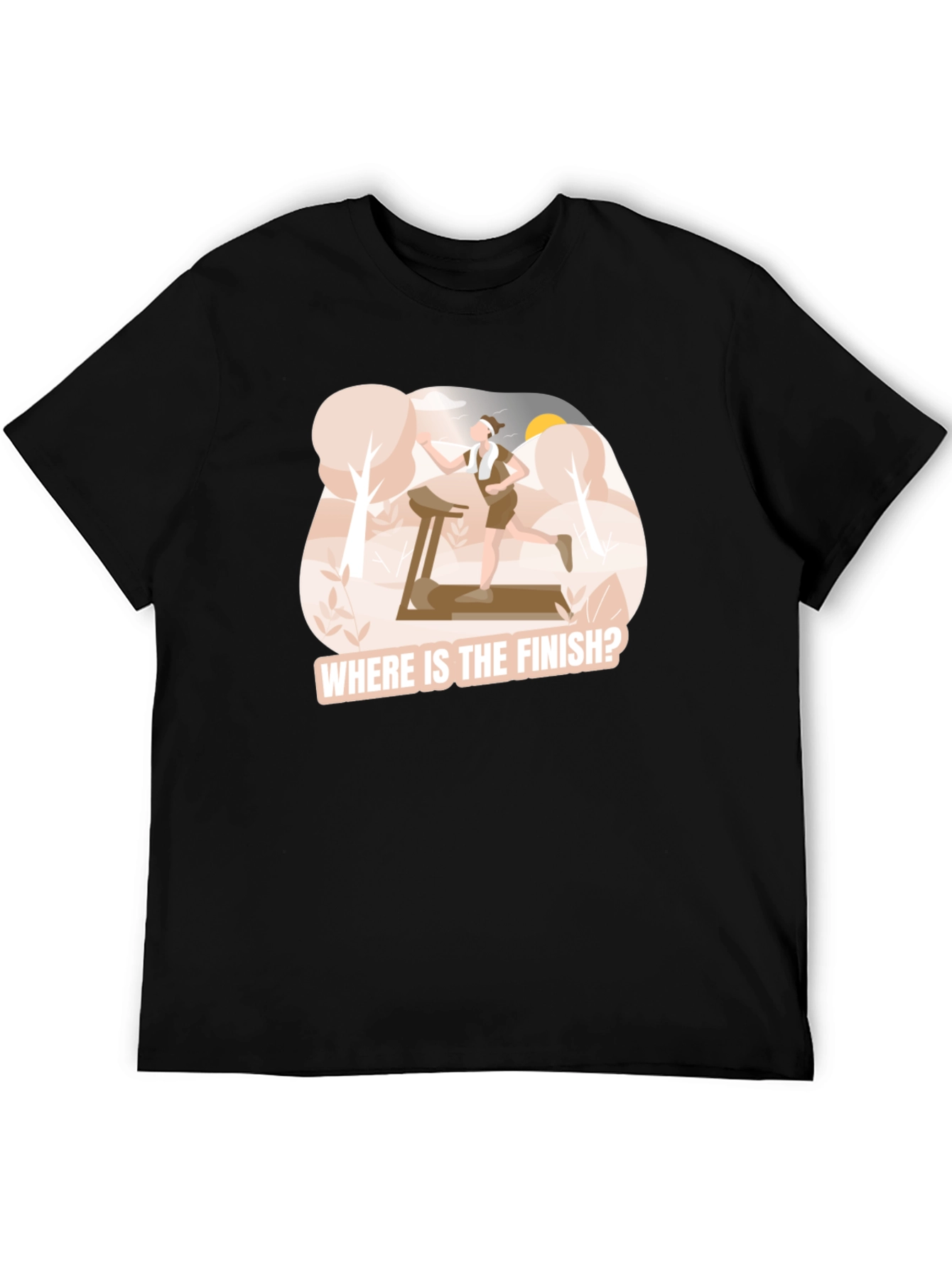 Where is the Finish? Funny Runners T-Shirt