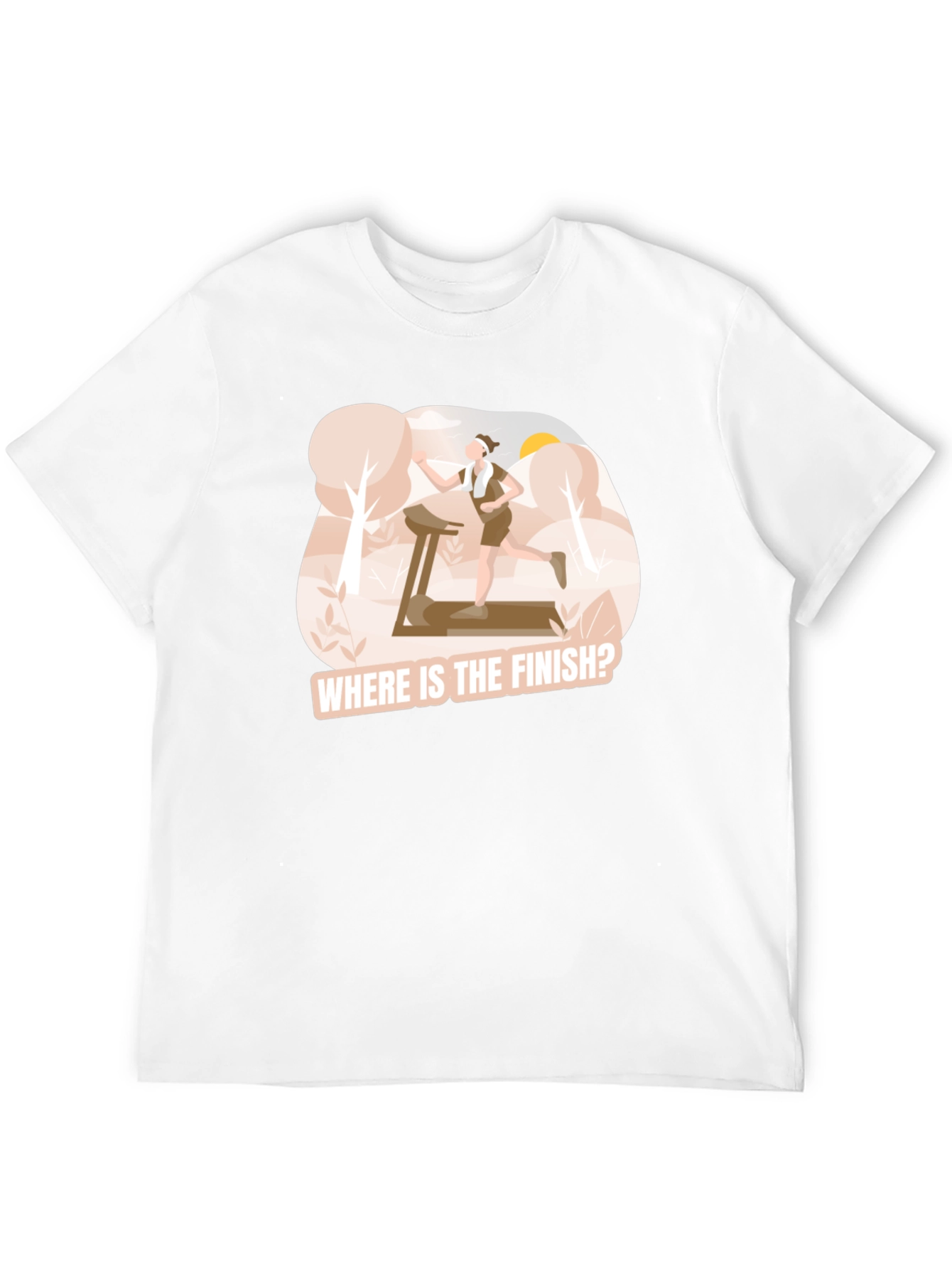 Where is the Finish? Funny Runners T-Shirt