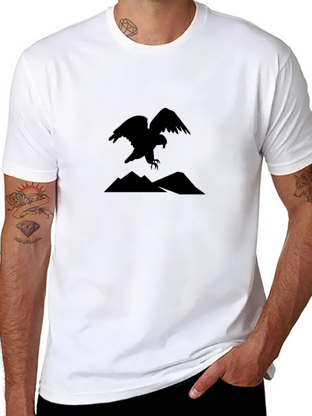 Eagle Mountain Graphic Tee - Black