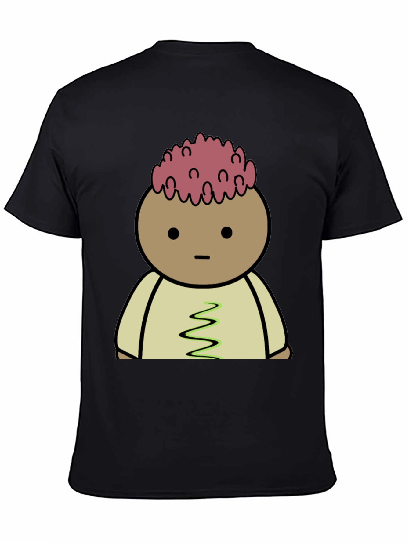 Cartoon Brain T-Shirt - Quirky Graphic Tee