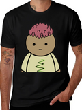 Cartoon Brain T-Shirt - Quirky Graphic Tee