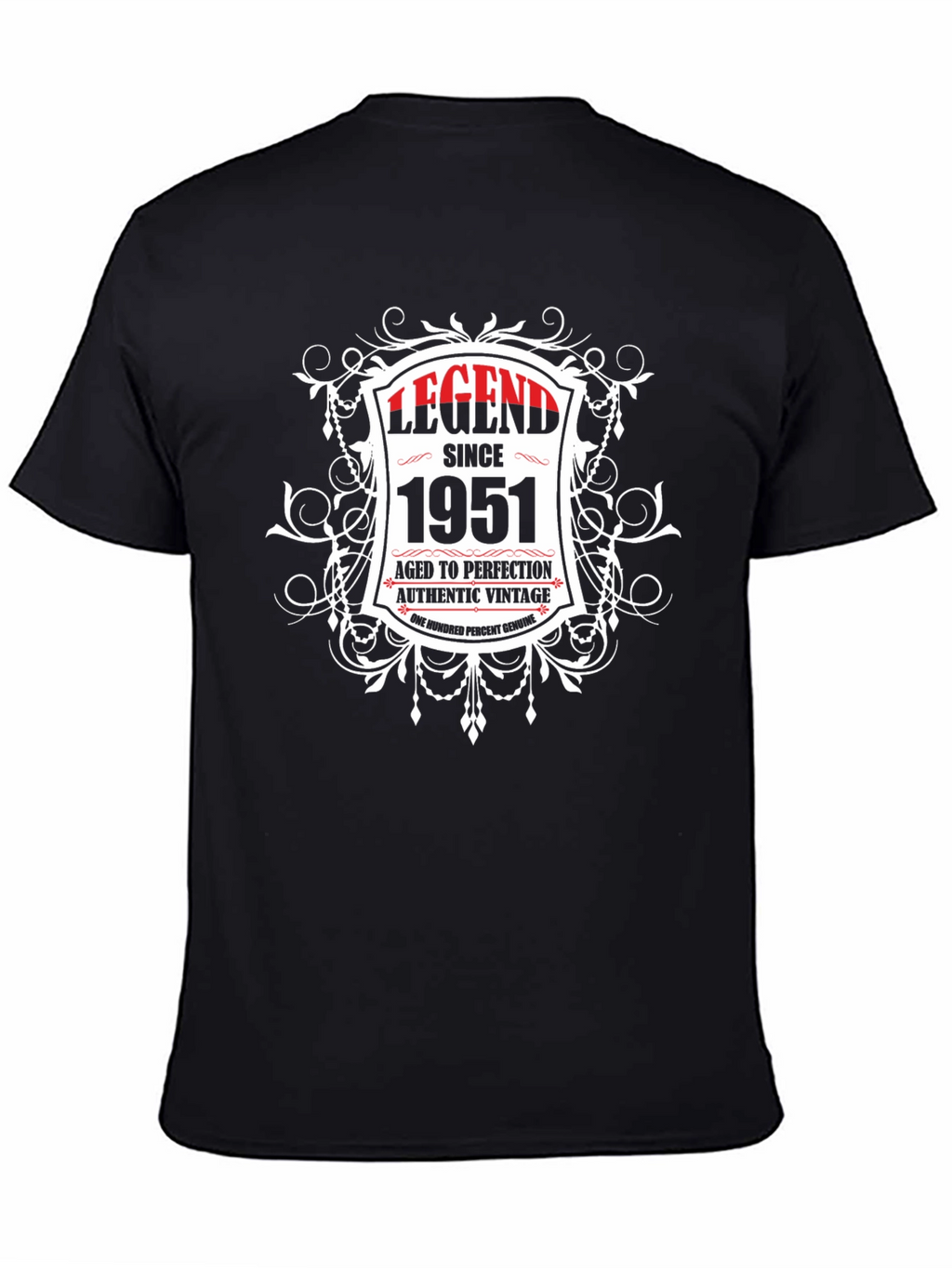 Legend Since 1951 Aged To Perfection Black T-Shirt
