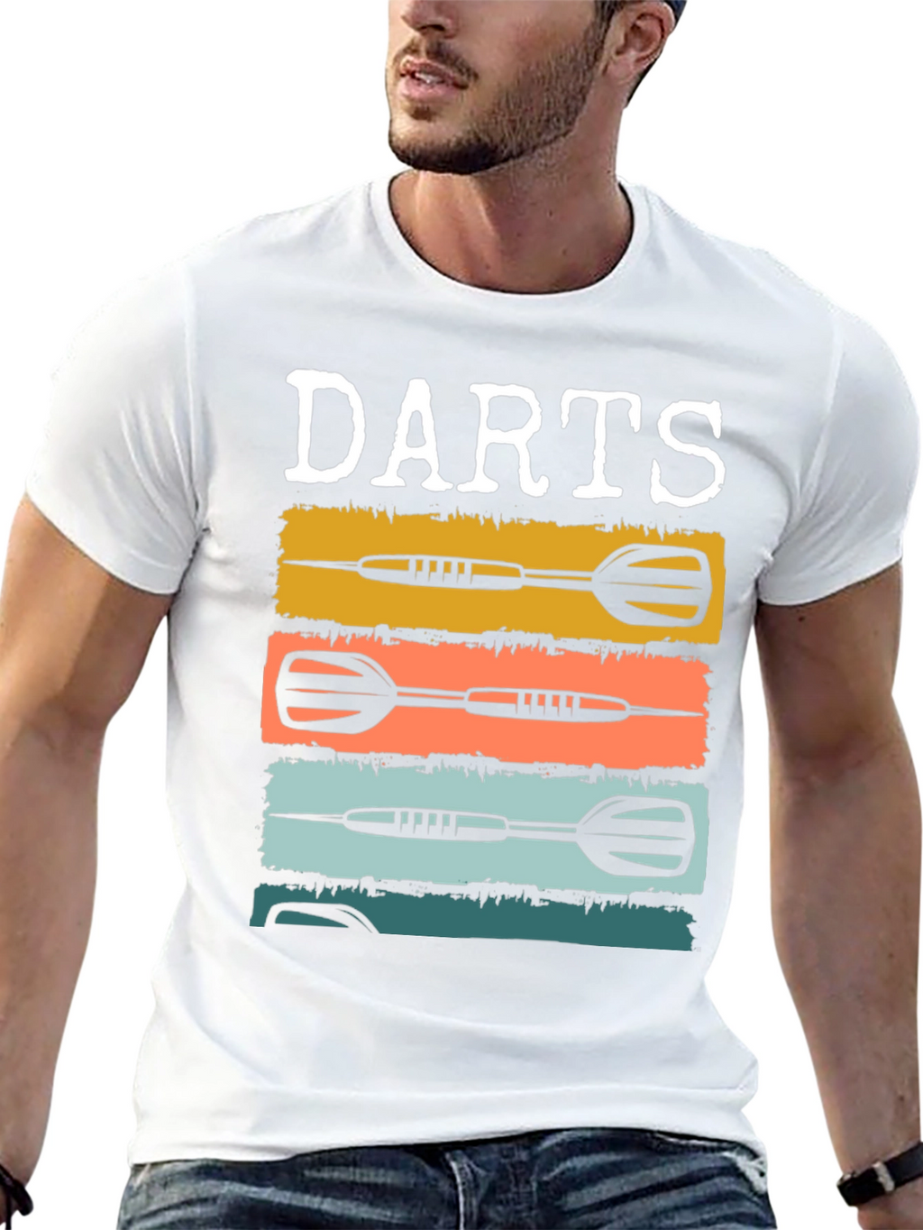 Darts Retro Design T-Shirt
