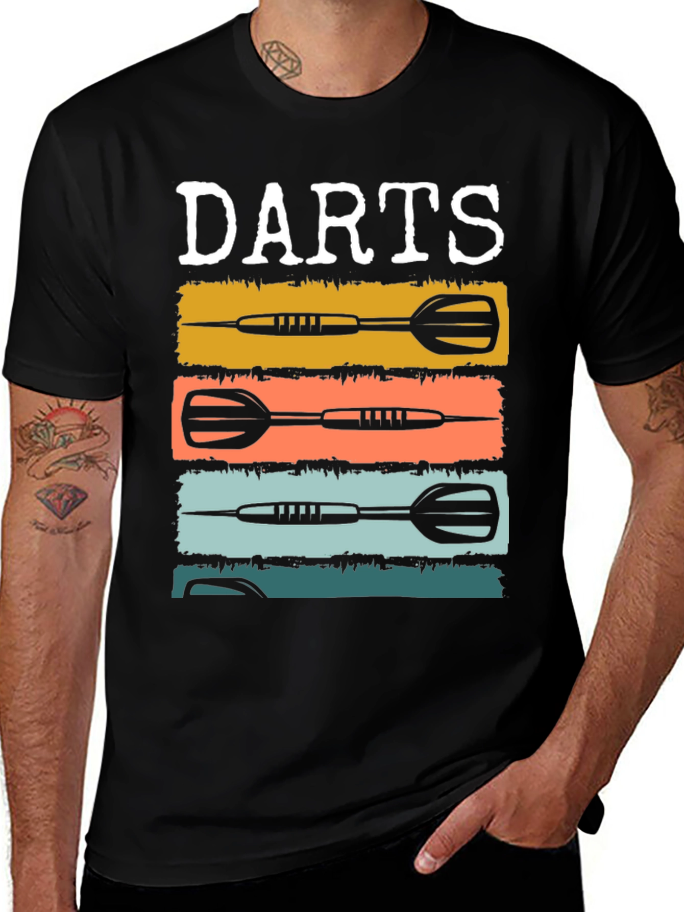 Darts Retro Design T-Shirt