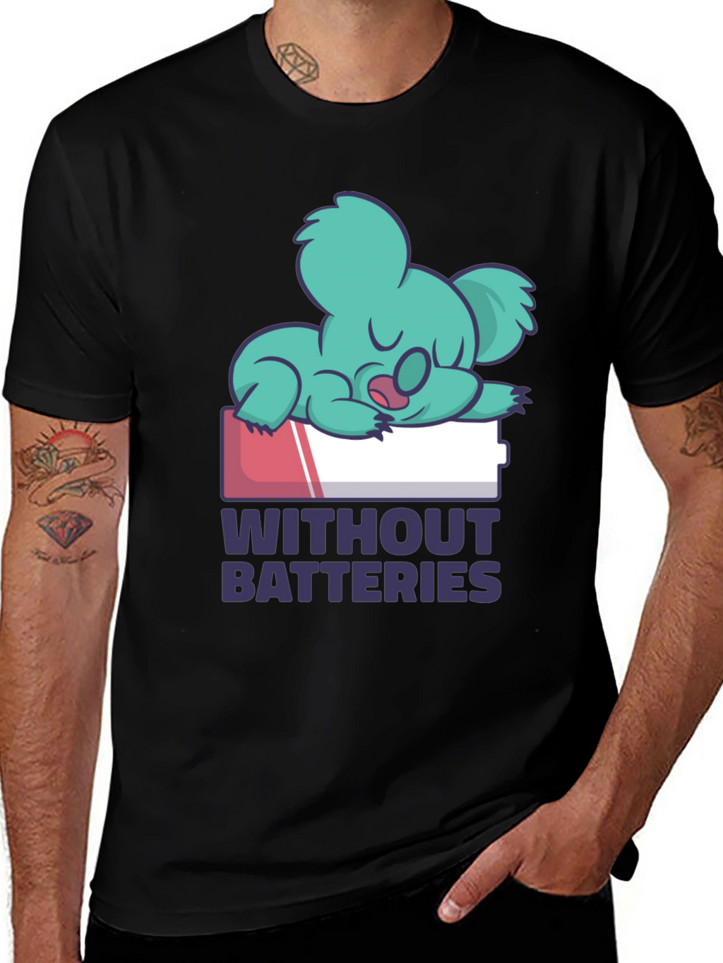 Lazy Koala T-Shirt - Without Batteries