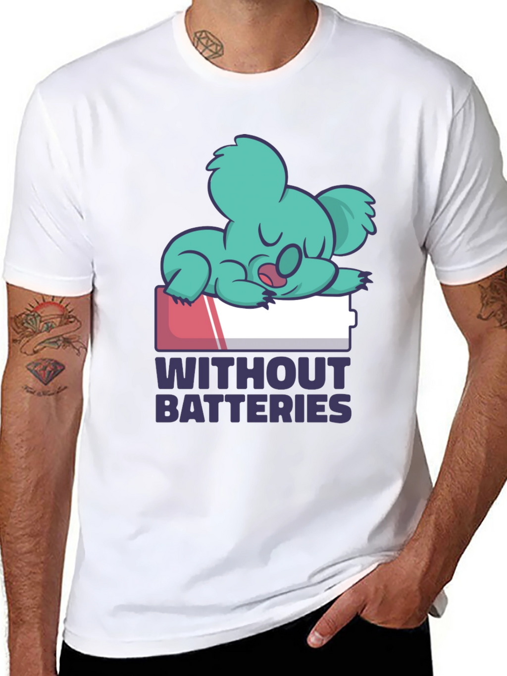 Lazy Koala T-Shirt - Without Batteries