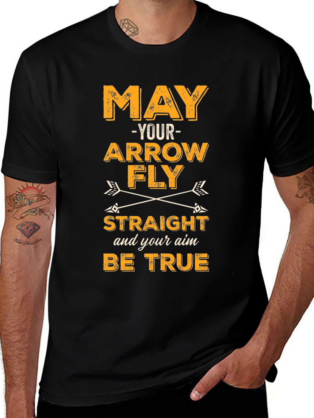 Archery Arrow T-Shirt - May Your Arrow Fly Straight
