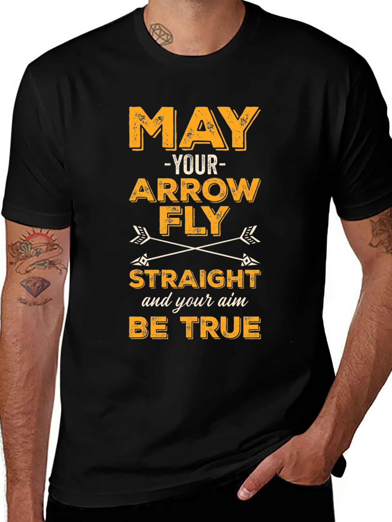 Archery Arrow T-Shirt - May Your Arrow Fly Straight