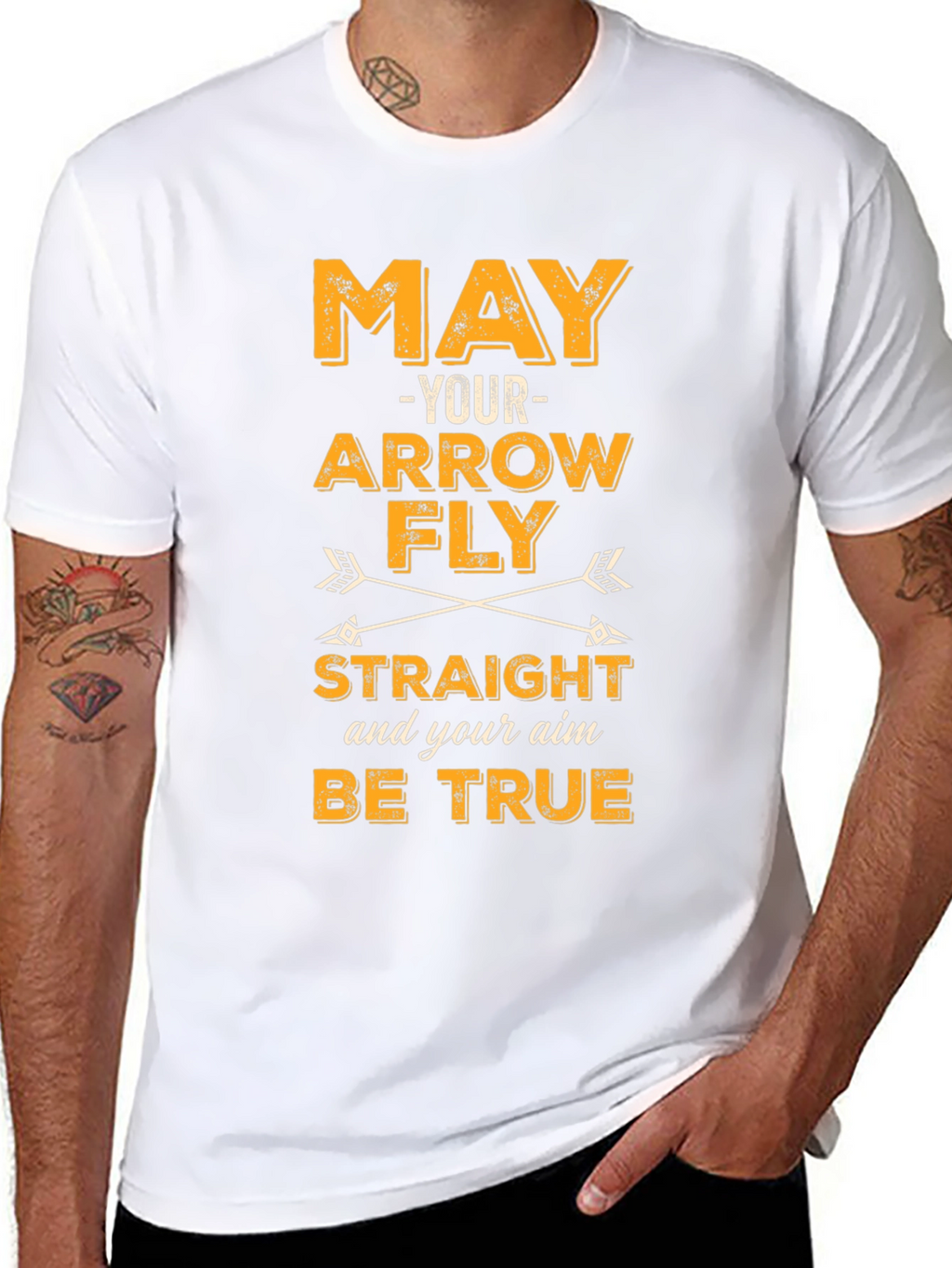 Archery Arrow T-Shirt - May Your Arrow Fly Straight