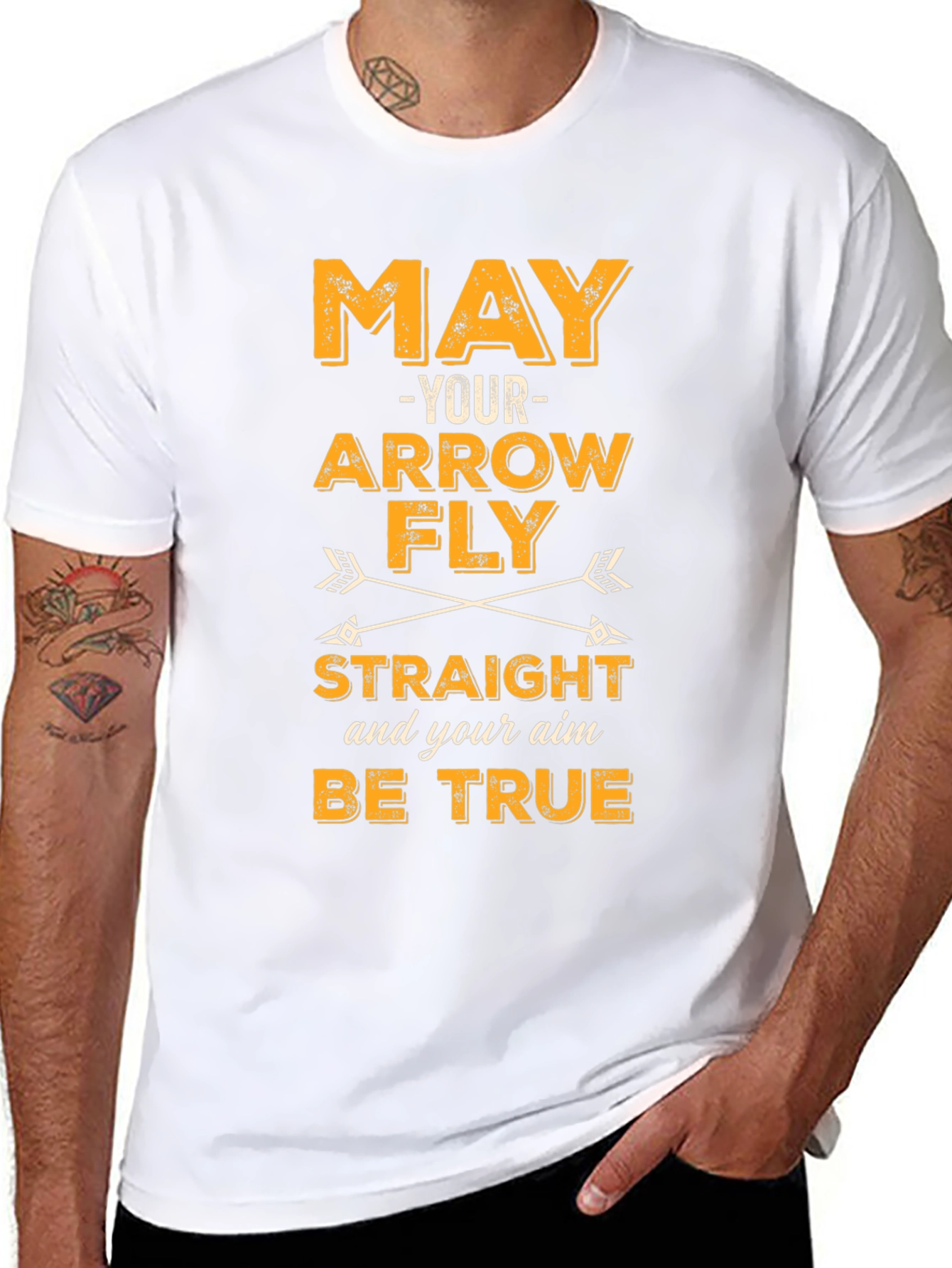 Archery Arrow T-Shirt - May Your Arrow Fly Straight