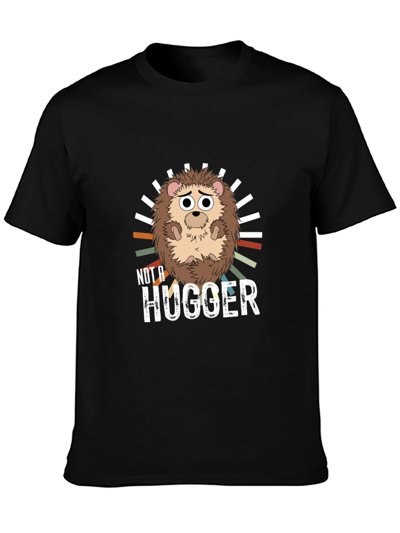Not a Hugger Hedgehog Graphic Tee