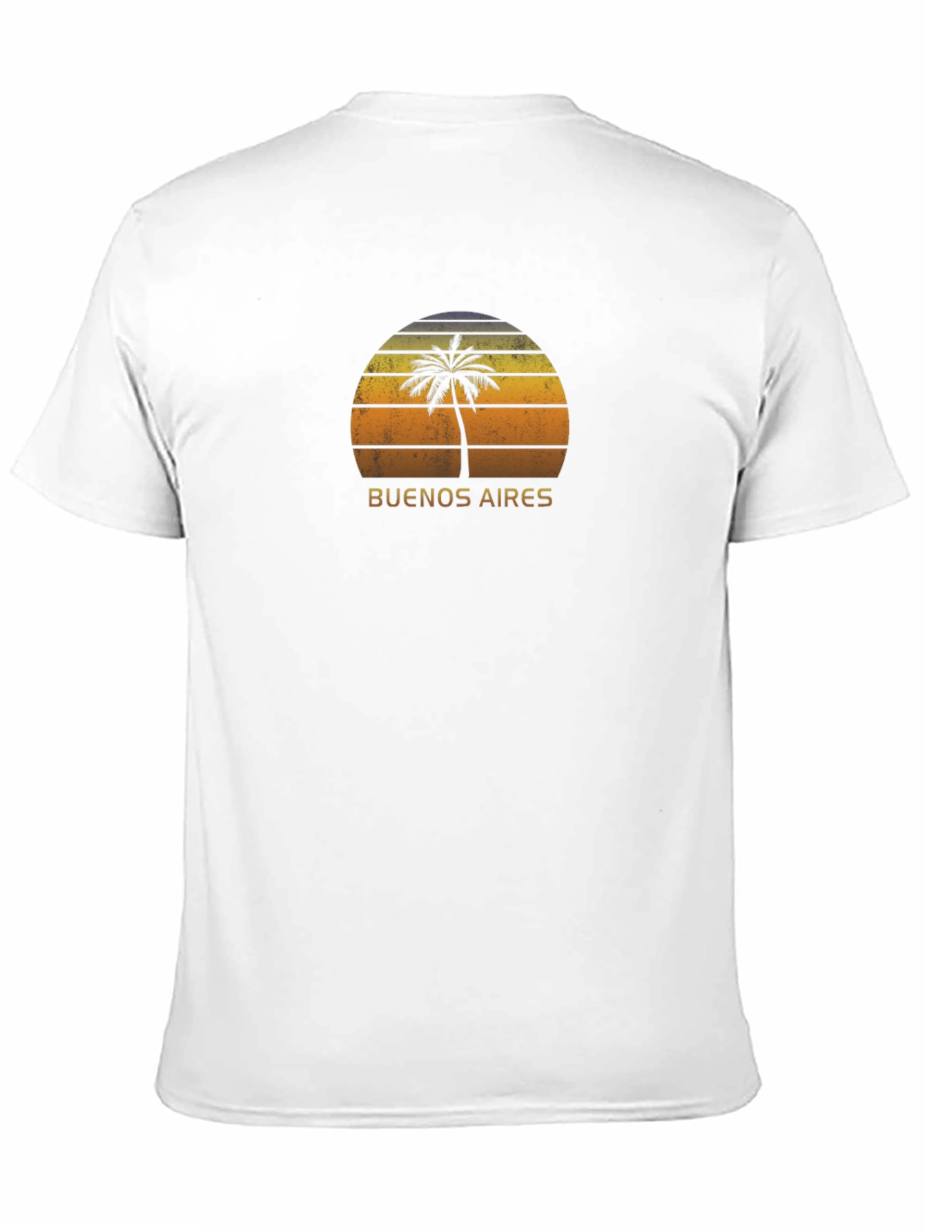 Buenos Aires Palm Tree Sunset Graphic Tee