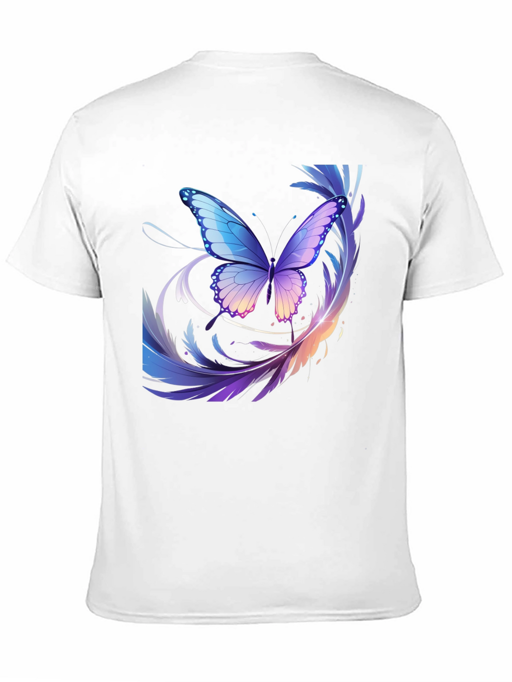 Butterfly Graphic Black T-Shirt