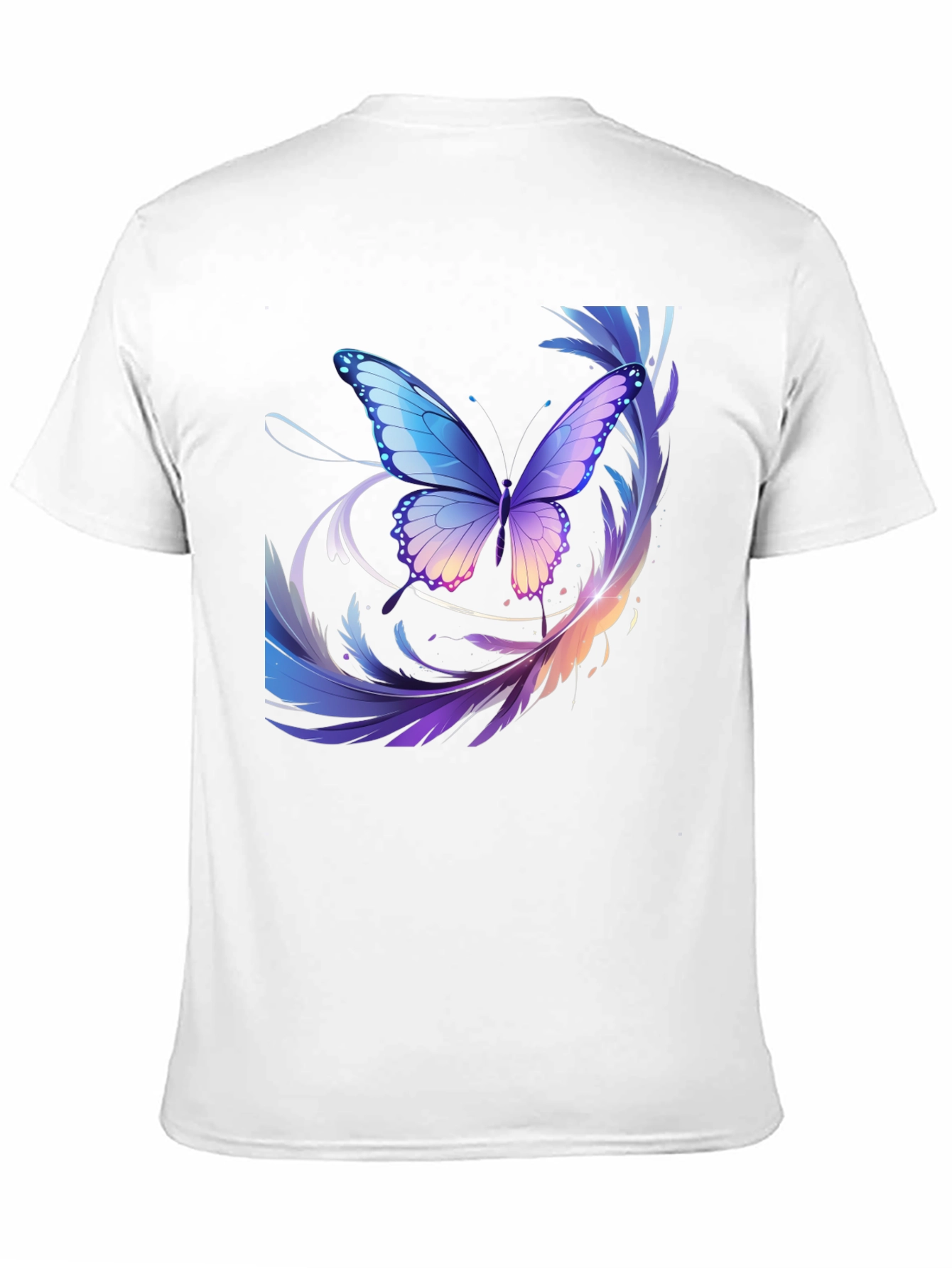 Butterfly Graphic Black T-Shirt
