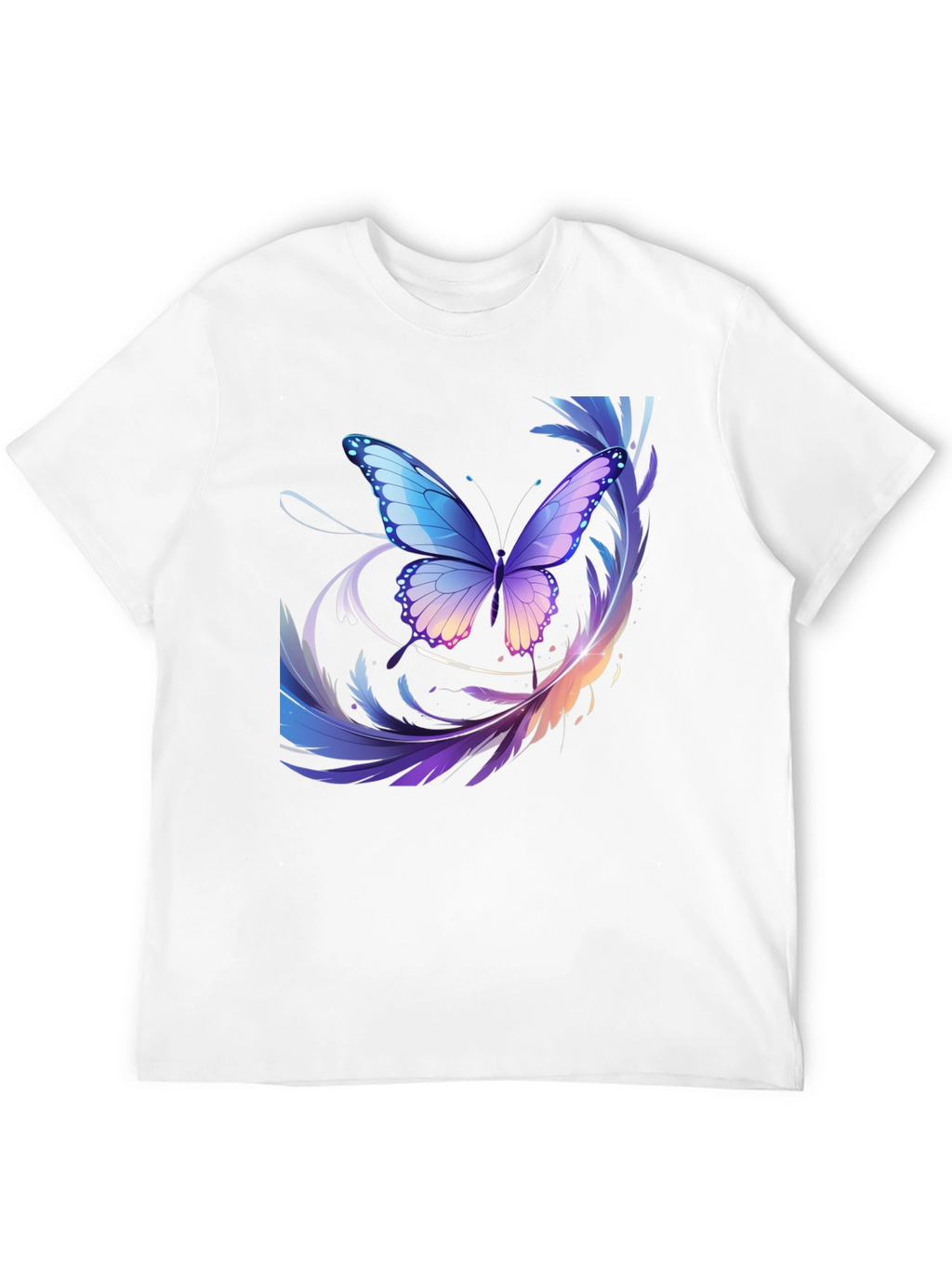 Butterfly Graphic Black T-Shirt