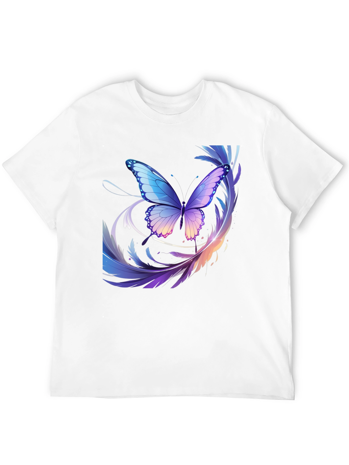 Butterfly Graphic Black T-Shirt